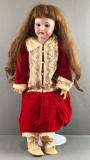 Antique 30 inch German bisque doll Simon & Halbig