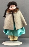 Antique 11 inch German bisque doll Recknagel