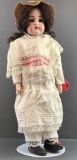 Antique 22 inch German bisque doll Kestner