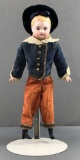 Antique 12.5 inch bisque doll