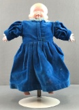 Unusual bisque doll with 3 faces