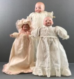 Group of 3 Armand Marseille German bisque ba dolls