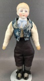 Vintage German Parian-Type Boy Doll