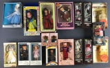 Group of 18 assorted dolls and more in original packaging