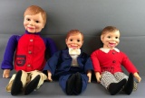 Group of 3 Horsman Dolls Ventriloquist puppets