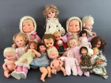 Group of 18 assorted dolls