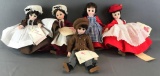 Group of 5 Madame Alexander Little Women dolls