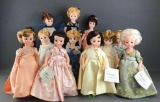 Group of 12 Madame Alexander First Ladies of The United States dolls