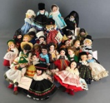 Group of 20+ Madame Alexander International dolls