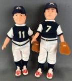 Pair of Abbot and Costello Who is on First dolls