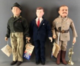 Group of 3 Effanbee The Presidents dolls