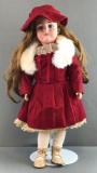 Antique 24 inch German bisque doll Kley & Hahn