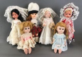 Group of 6 assorted Vogue Dolls Ginny dolls