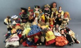 Group of Appx 40 assorted dolls