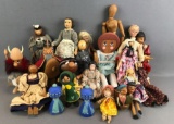 Group of 22 assorted dolls