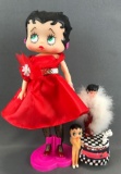 3 piece group Betty Boop dolls and music box