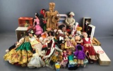 Group of 70+ assorted dolls, doll parts, and accessories