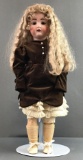 Antique 20 inch German bisque doll Hertel Schwab