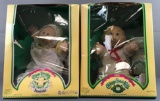 Group of 2 1985 Cabbage Patch Kids Dolls in original packaging