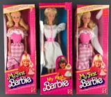 Group of 3 Mattel Barbie My First Barbie in original packaging