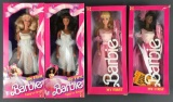 Group of 4 Mattel My First Barbie in original packaging