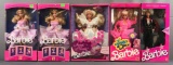Group of 5 assorted Mattel Barbies in original packaging