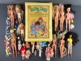 Group of approximately 50 assorted dolls and accessories