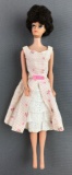 1958 Mattel Barbie doll with black hair bubble cut