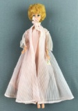 1958 Mattel Barbie doll with blonde hair bubble cut