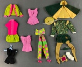 Group of 17 Mattel Barbie and Ken Fashion Clothing, Shoes and more