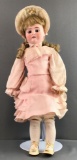 Antique 24 inch German bisque doll Wislizenus