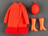 Group of 4 Mattel Barbie Fiery Felt fashion