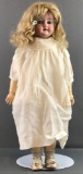Antique 21 inch German bisque doll Schoenau Hoffmeister