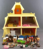 1980s Mattel The Littles doll house, dolls, and more
