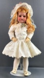 Antique 18 inch German bisque doll Heubach Koppelsdorf