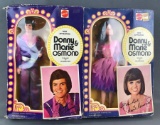 2 piece group vintage Mattel Donnie and Marie Osmond dolls in original packaging