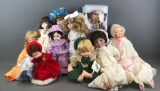 Group of 11 assorted dolls