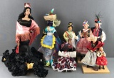 Group of 8 assorted dolls