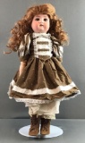 Antique 22 inch German bisque doll Cuno Otto Dressel