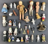 Group of 38 assorted dolls and more