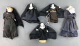 Group of 5 assorted Catholic Nun dolls