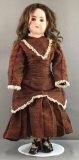 Antique 24 inch German bisque doll Bergmann