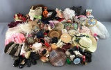 Group of approximately 100 assorted doll items