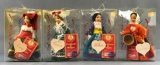 Group of 4 Lenci Folklore dolls in original packaging