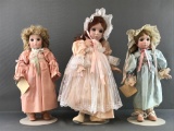 Group of 3 Lenox China dolls