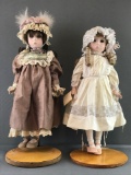 Group of 2 Lenox China dolls
