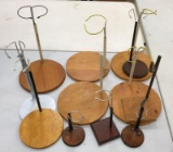 Group of 12 Doll Stands