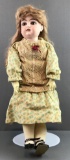 Antique 23 inch German bisque doll Kestner