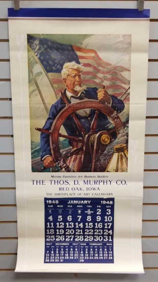 Vintage Patriotic Murphy art calendar sample