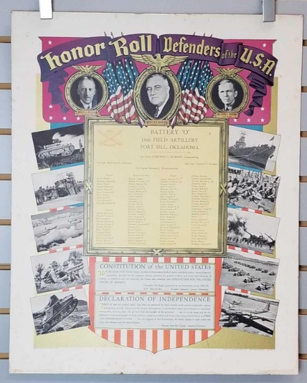 Vintage Honor Roll Defenders of the USA